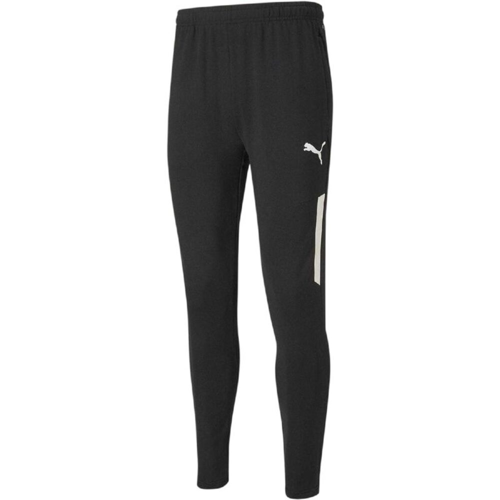 Puma Mens Team Liga Tracksuit Bottoms / Black/White